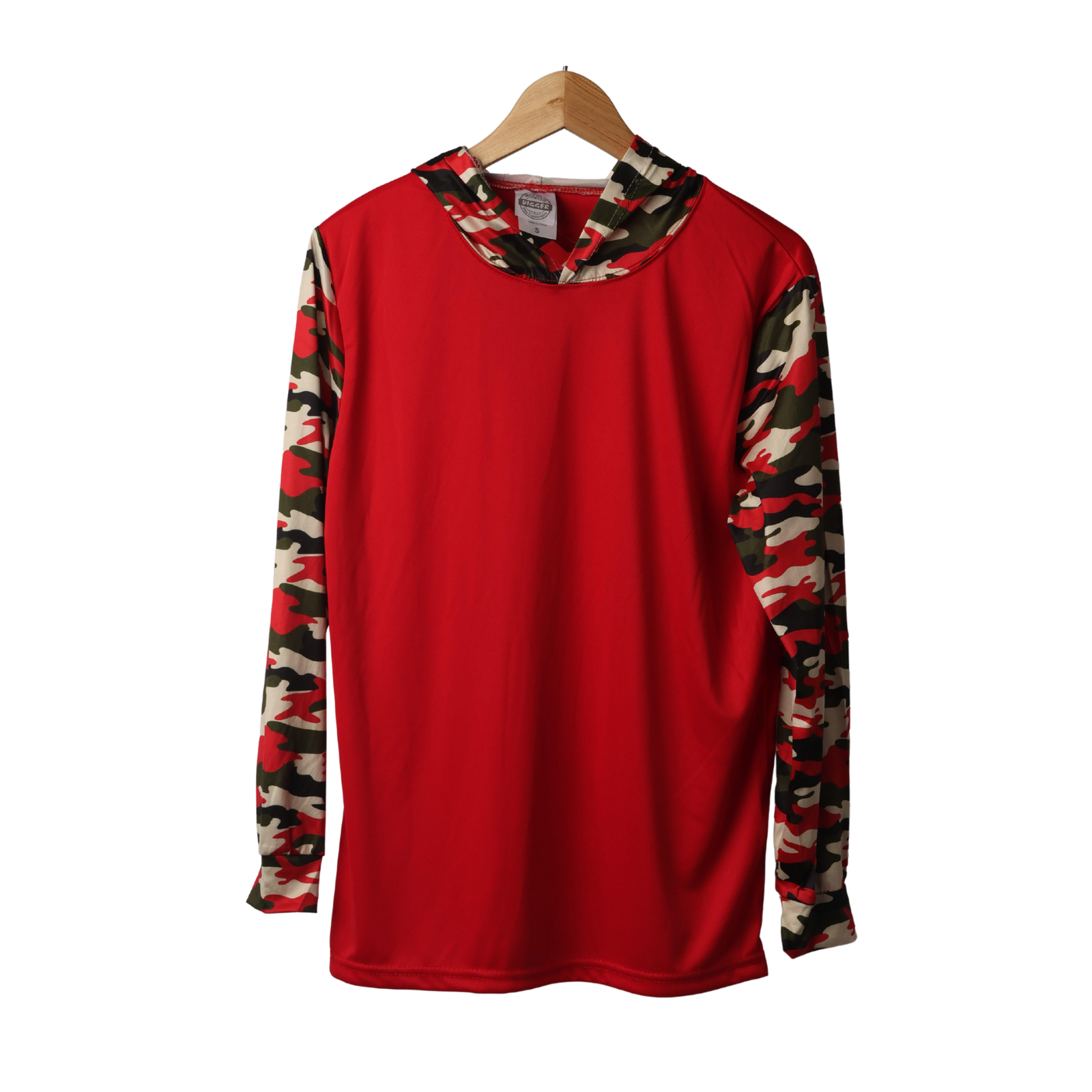DUAL SERIES RED HOODIE FRONT